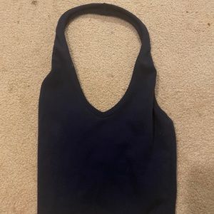 around the neck crop top